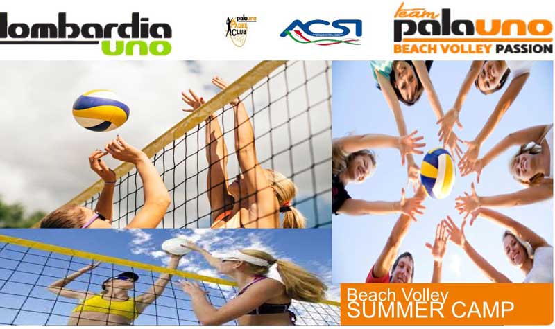 Lombardia Uno | Affitto Campi da Beach Volley, Beach Tennis, Foot Volley a Milano | immagine beach volley summer camp 2022