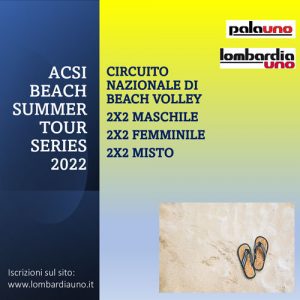 ACSI Beach Summer Tour Series 2022 Beach Volley Milano Palauno