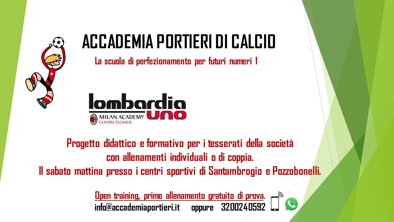 Scuola Calcio Elite Centro Tecnico Milan | Lezioni Corsi Squadre di Lombardia Uno Milano | Accademia Portieri di Calcio .it prova gratuita open training