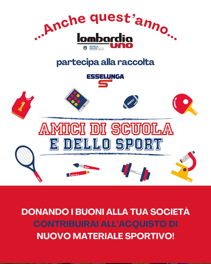 Amici di Scuola raccolta buoni scuola Esselunga 2025 locandina promo